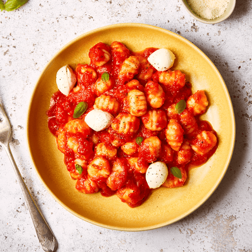 Pasta Evangelists Meal Gnocchi alla Sorrentina with Fresh Mozzarella Pearls