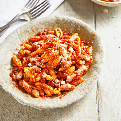 Pasta Evangelists Meal Malloreddus with Sausage Ragù & Pecorino Cream