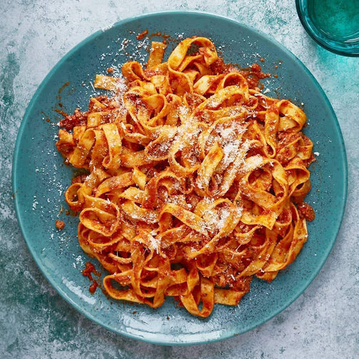 Pasta Evangelists Meal Tagliatelle with Beef Ragù alla Bolognese