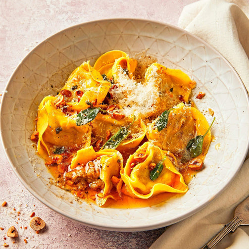 Pasta Evangelists Meal Venetian Beef Shin & Valpolicella Wine Tortelloni