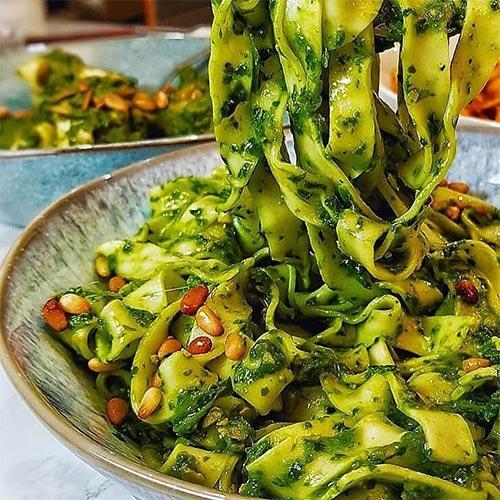 pesto tagliatelle