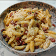 Malloreddus with our "Carbonara of Dreams", Crispy Pancetta & Parmigiano Reggiano
