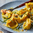 Lobster & Crab Tortelloni with Lemon Pangrattato, Samphire & Sage Butter