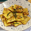 Lobster & Crab Ravioli with Lemon Pangrattato, Samphire & Sage Butter