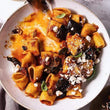 Pasta Evangelists Meal Paccheri with a Smoky BBQ Aubergine & Tomato Sauce (Vegan)