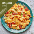 Paccheri with Red Pepper Pesto from Calabria (Vegetarian)