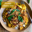 Artisan Pappardelle with Wild Boar and Red Wine Ragù & Parmigiano Reggiano (gf.)